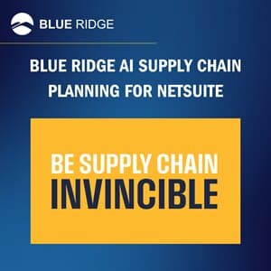 Blue Ridge AI Supply Chain Planning for NetSuite