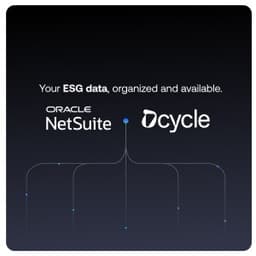 Dcycle ESG Data Management Platform for NetSuite