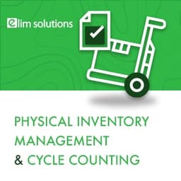 Elim Solutions Physical Inventory Management & Cycle Counting Solution