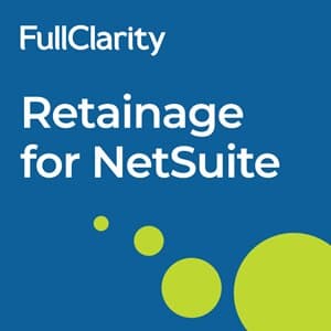 FullClarity Retainage for NetSuite