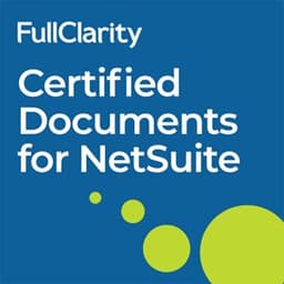 FullClarity Certified Documents for NetSuite