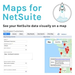 Maps for NetSuite
