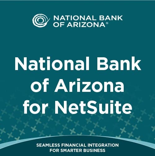 National Bank of Arizona for NetSuite
