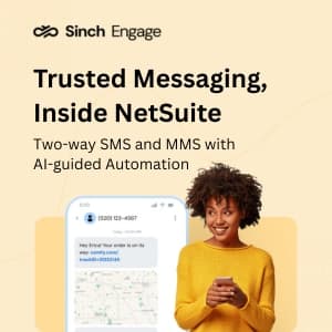 SMS for NetSuite by Sinch Engage
