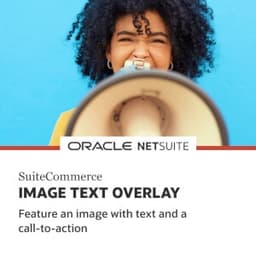 SuiteCommerce Image Text Overlay