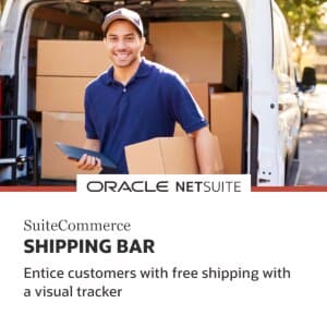 SuiteCommerce Shipping Bar